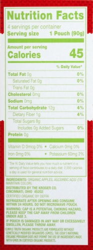 Simple Truth Organic® Unsweetened Applesauce Pouches Perspective: right