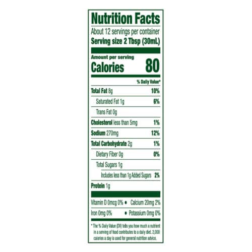 Simple Truth Organic® Creamy Ranch Dressing Perspective: right