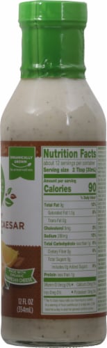 Simple Truth Organic® Creamy Parmesan Caesar Dressing Perspective: right