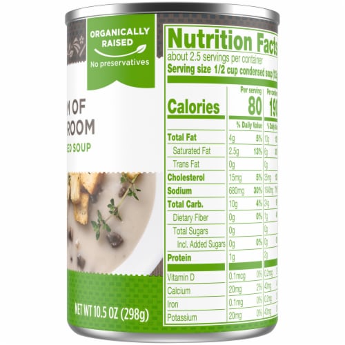 Simple Truth Organic® Cream of Mushroom Condensed Soup Perspective: right