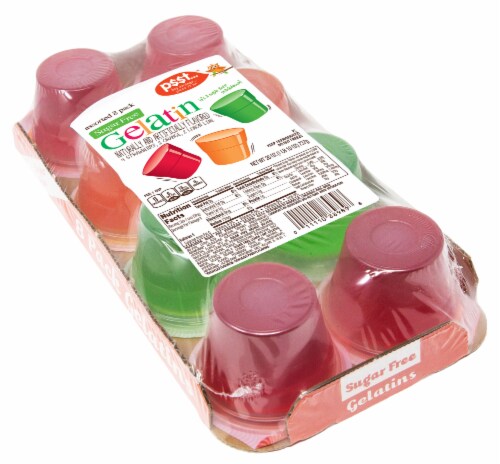 p$$t... Assorted Sugar Free Gelatin Perspective: right