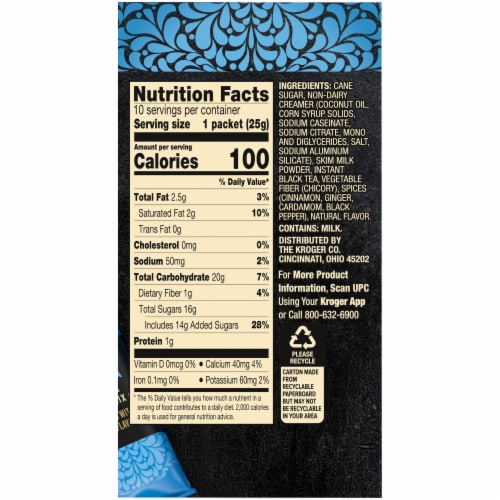 Private Selection™ Vanilla Chai Tea Latte Mix Packets Perspective: right