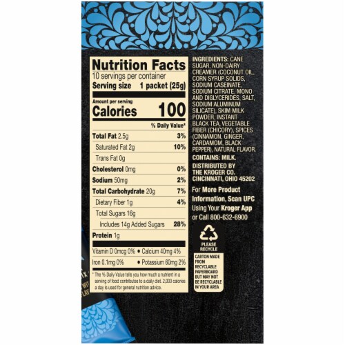 Private Selection™ Vanilla Chai Tea Latte Mix Packets Perspective: right