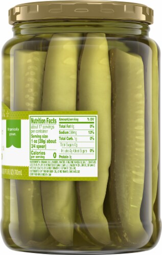 Simple Truth Organic™ Kosher Dill Pickle Spears Perspective: right