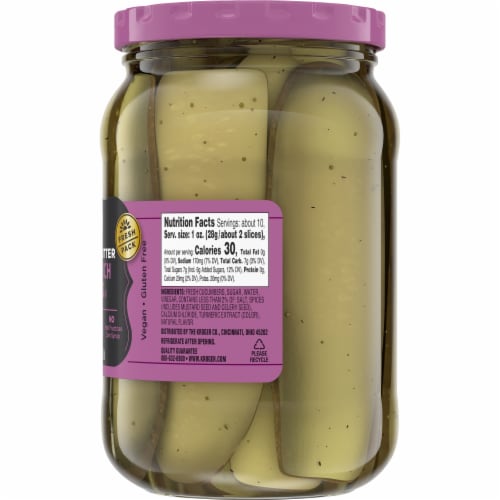 Kroger® Gluten Free Bread & Butter Pickle Sandwich Slims Perspective: right
