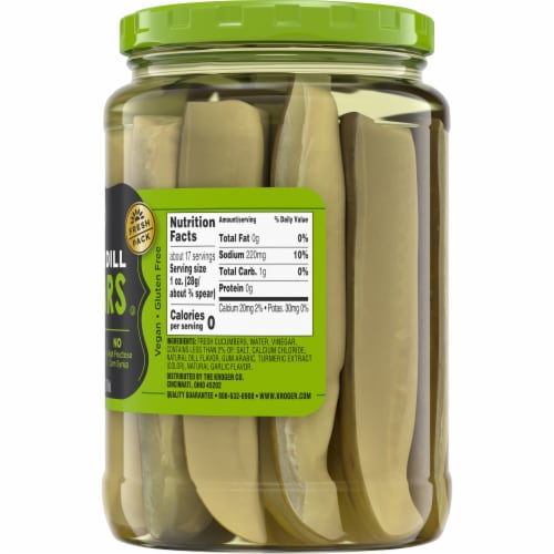 Kroger® Kosher Dill Spear Pickles Perspective: right