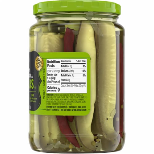 Kroger® Zesty Kosher Dill Pickle Spears Perspective: right