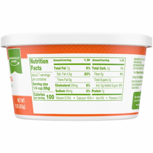 Simple Truth Organic® Ricotta Cheese Perspective: right