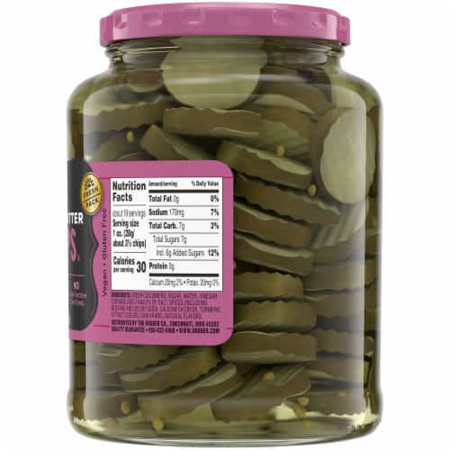 Kroger® Bread & Butter Pickle Chips Perspective: right