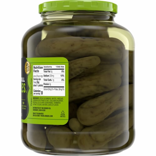 Kroger® Kosher Whole Dill Pickles Perspective: right