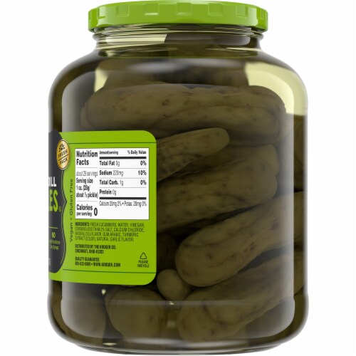 Kroger® Kosher Whole Dill Pickles Perspective: right