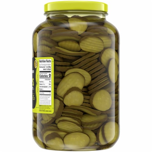 Kroger® Oval Cut Hamburger Dill Pickle Chips Perspective: right