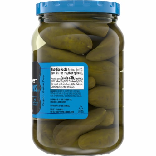 Kroger® Whole Sweet Gherkins Pickles Perspective: right