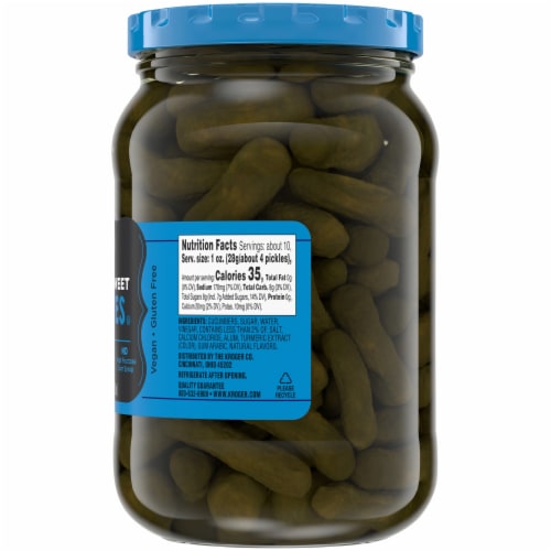 Kroger® Whole Sweet Petite Pickles Perspective: right