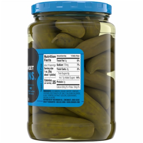 Kroger® Whole Sweet Gherkins Perspective: right