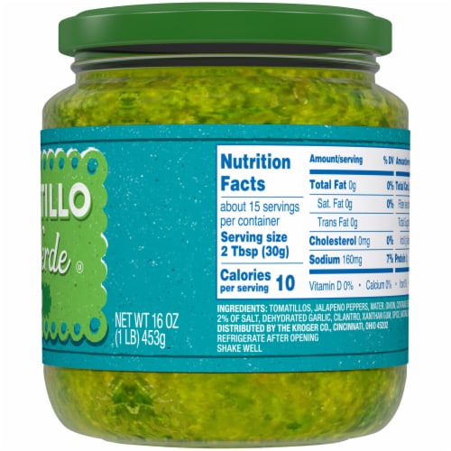 Kroger® Mild Tomatillo Salsa Verde Perspective: right