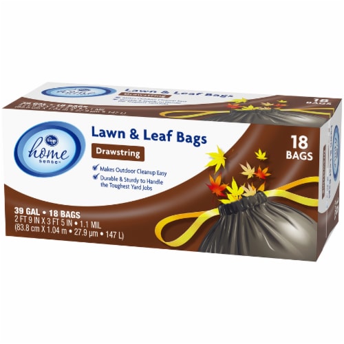 Kroger® Lawn & Leaf Gallon Drawstring Bags Perspective: right