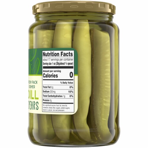 Top 'Ems™ Fresh Pack Kosher Dill Pickle Spears Perspective: right