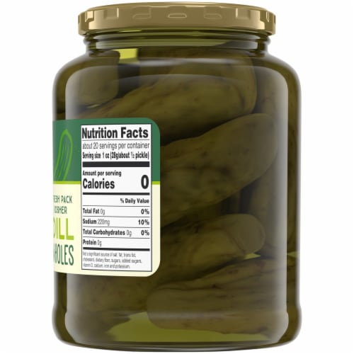 Top 'Ems Fresh Pack Whole Kosher Dill Pickles Perspective: right