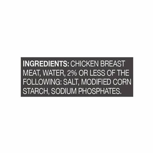 Kroger® Premium Chicken Breast Chunk in Water BIG Deal! Perspective: right