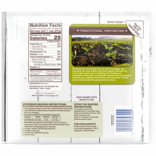 Kroger® Traditional Favorites Frozen Broccoli Cuts Perspective: right