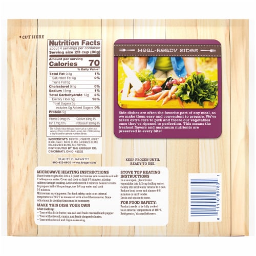 Kroger® Meal-Ready Sides Frozen Fiesta Style Vegetables Perspective: right