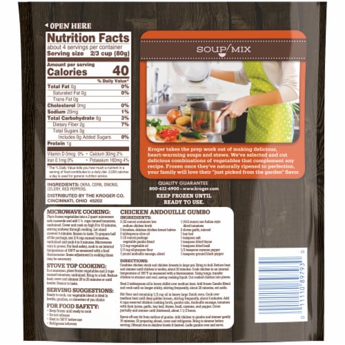Kroger® Soup Mix Frozen Vegetable Gumbo Blend Perspective: right