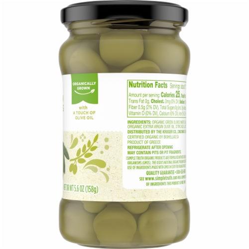 Simple Truth Organic™ Pitted Green Olives Perspective: right