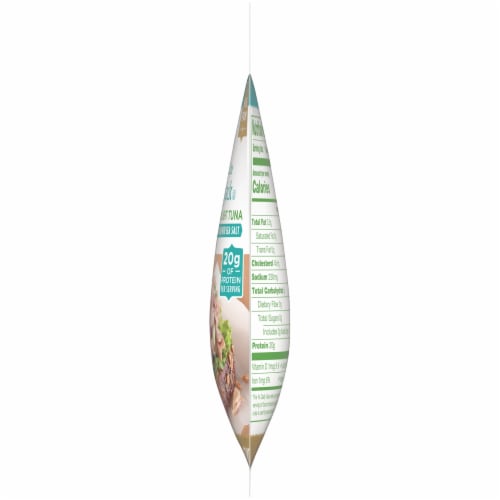 Simple Truth™ Pole & Line Skipjack Chunk Light Tuna in Spring Water with Sea Salt Pouch Perspective: right
