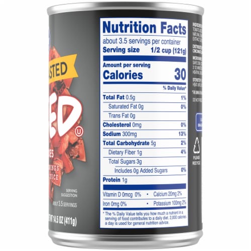 Kroger® Fire-Roasted Diced Tomatoes Perspective: right
