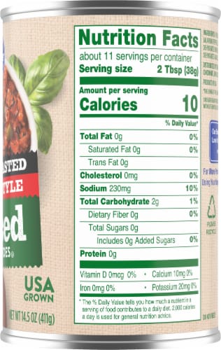 Kroger® Salsa Style Fire Roasted Diced Tomatoes Perspective: right