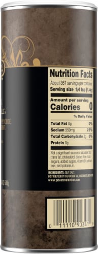 Private Selection™ Fine Mediterranean Sea Salt Perspective: right