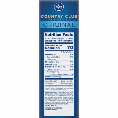 Kroger® Original Country Club Crackers Perspective: right