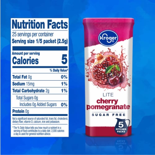 Kroger® Lite Cherry Pomegranate Sugar Free Drink Mix Perspective: right