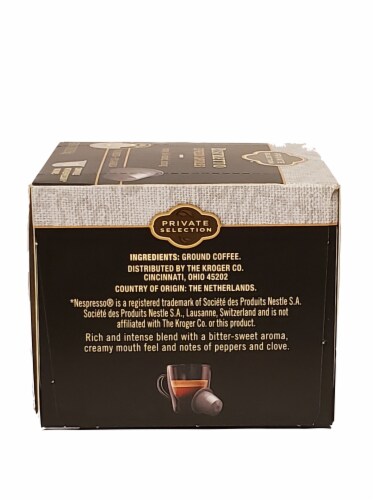 Private Selection® Coffee Pods for Nespresso® Original Machines Ristretto Espresso Dark Roast Perspective: right