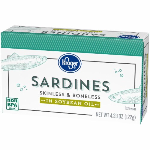Kroger® Skinless & Boneless Sardines in Soybean Oil Perspective: right
