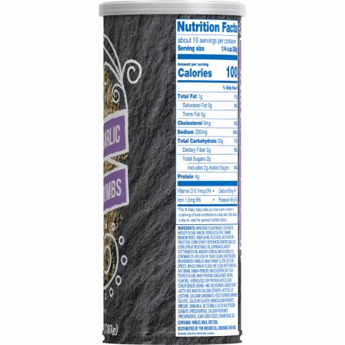 Kroger® Roasted Garlic Bread Crumbs, 10 oz Ralphs