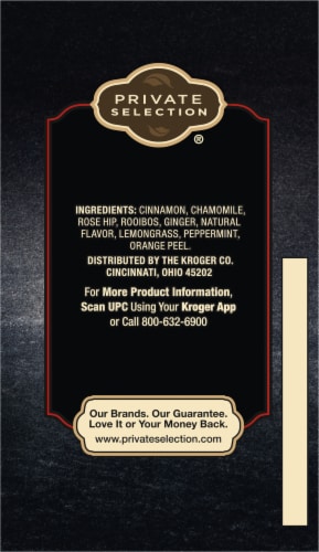 Private Selection® Caffeine Free Sweet Cinnamon Spice Herbal Tea Bags Perspective: right