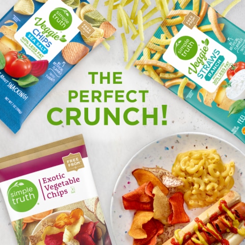 Simple Truth® Exotic Vegetable Chips Perspective: right