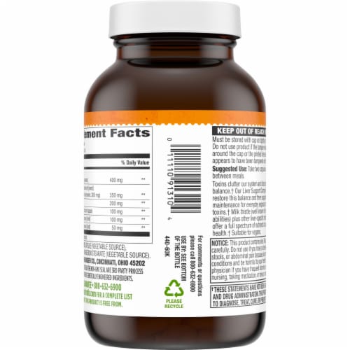 Simple Truth™ Plant Based Liver Support Complex Capsules Perspective: right