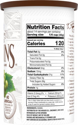 Kroger® Seedless Raisins Perspective: right