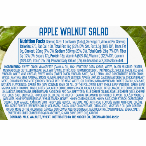 Kroger® Apple Walnut with Chicken Salad Bowl Kit Perspective: right