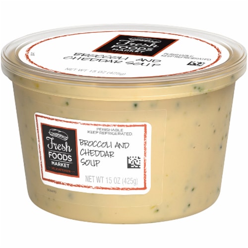 Fresh Foods Market Broccoli and Cheddar Soup Perspective: right
