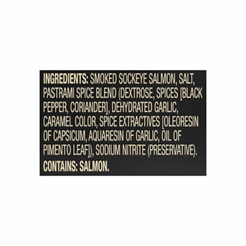 Private Selection® Wild Caught Alaskan Sockeye Salmon Pe-Sliced Cold Smoked Pastrami Perspective: right