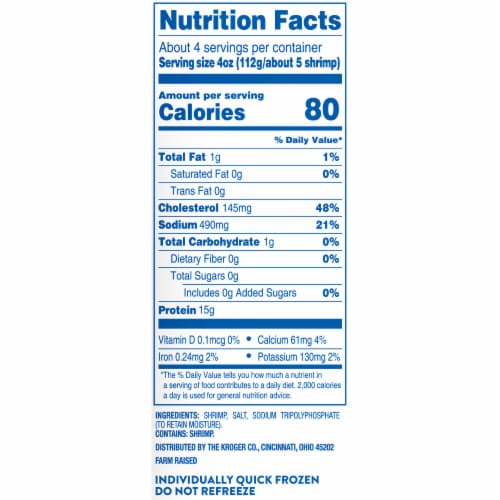 Kroger® Jumbo Raw Shrimp Shell-On Perspective: right