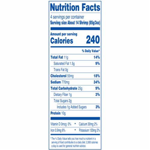 Kroger® Wild Caught Crunchy Popcorn Shrimp Frozen Perspective: right