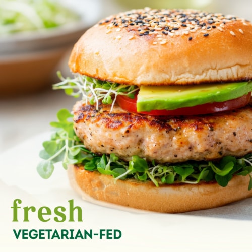 Simple Truth® 93/7 Natural Ground Turkey Patties Perspective: right