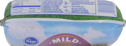 Kroger® Mild Pork Sausage Roll Perspective: right