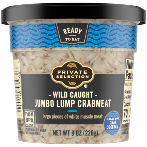 Private Selection® Wild Caught Jumbo Lump Crabmeat Perspective: right