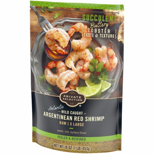 Private Selection® Extra Large Peeled & Deveined Raw Shrimp Perspective: right